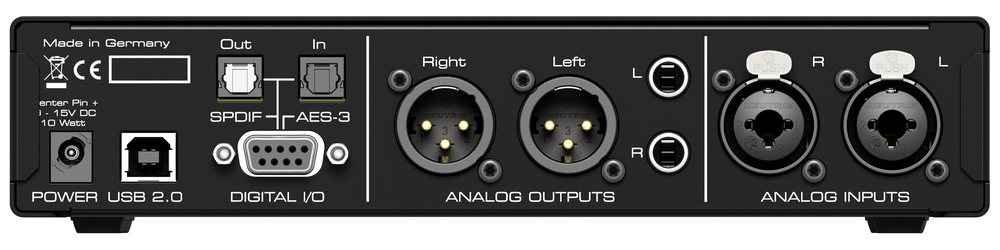 RME ADI-2 Pro Black Edition - Front-Panel - Synthax Audio UK